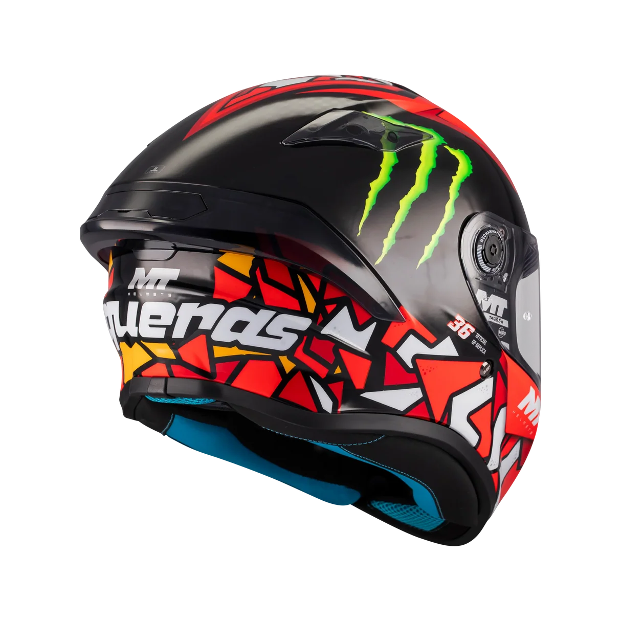 CASCO MT TARGO ROJO CON NEGRO PIQUERAS