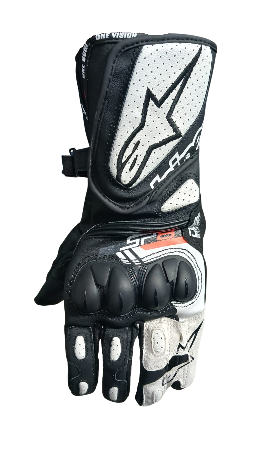 Guantes ALPINESTAR SP8 V3 Negros con Blanco