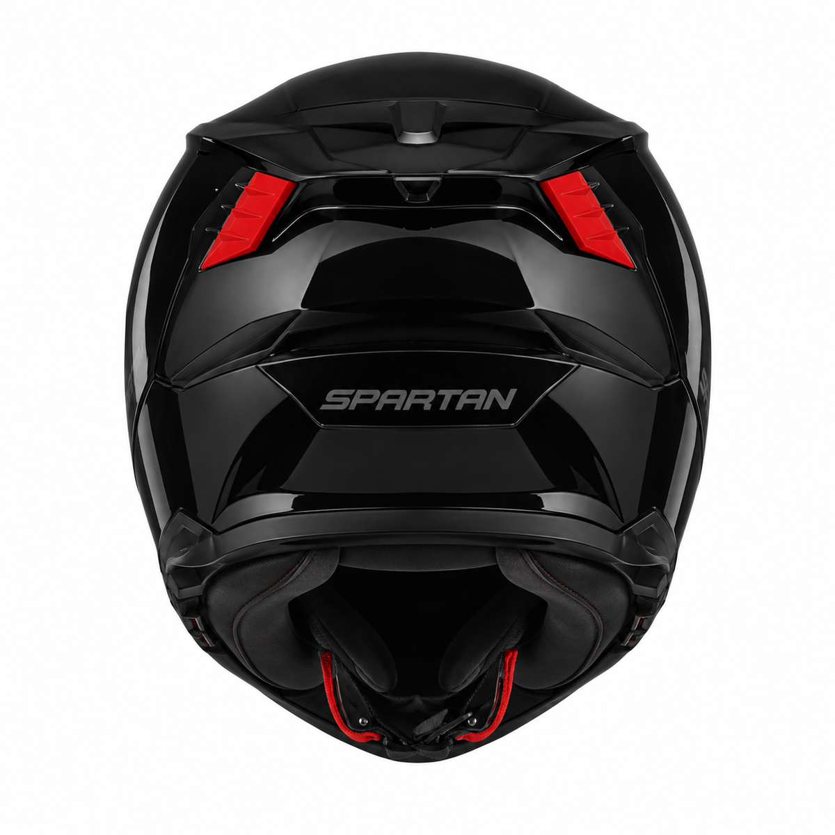 Casco Spartan HAWK SV Negro Brillo