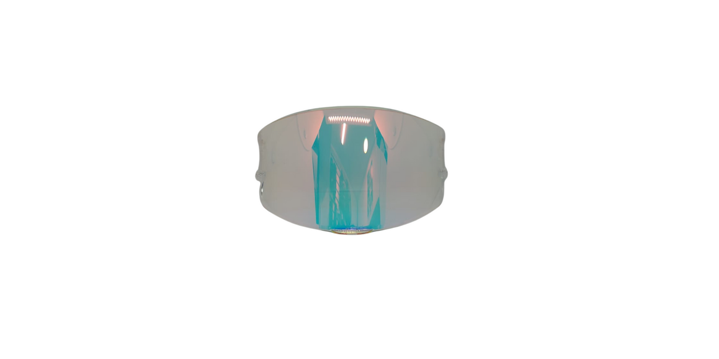 VISOR KYT TT-COURSE TRASLUCIDO ROJIZO + PINLOCK