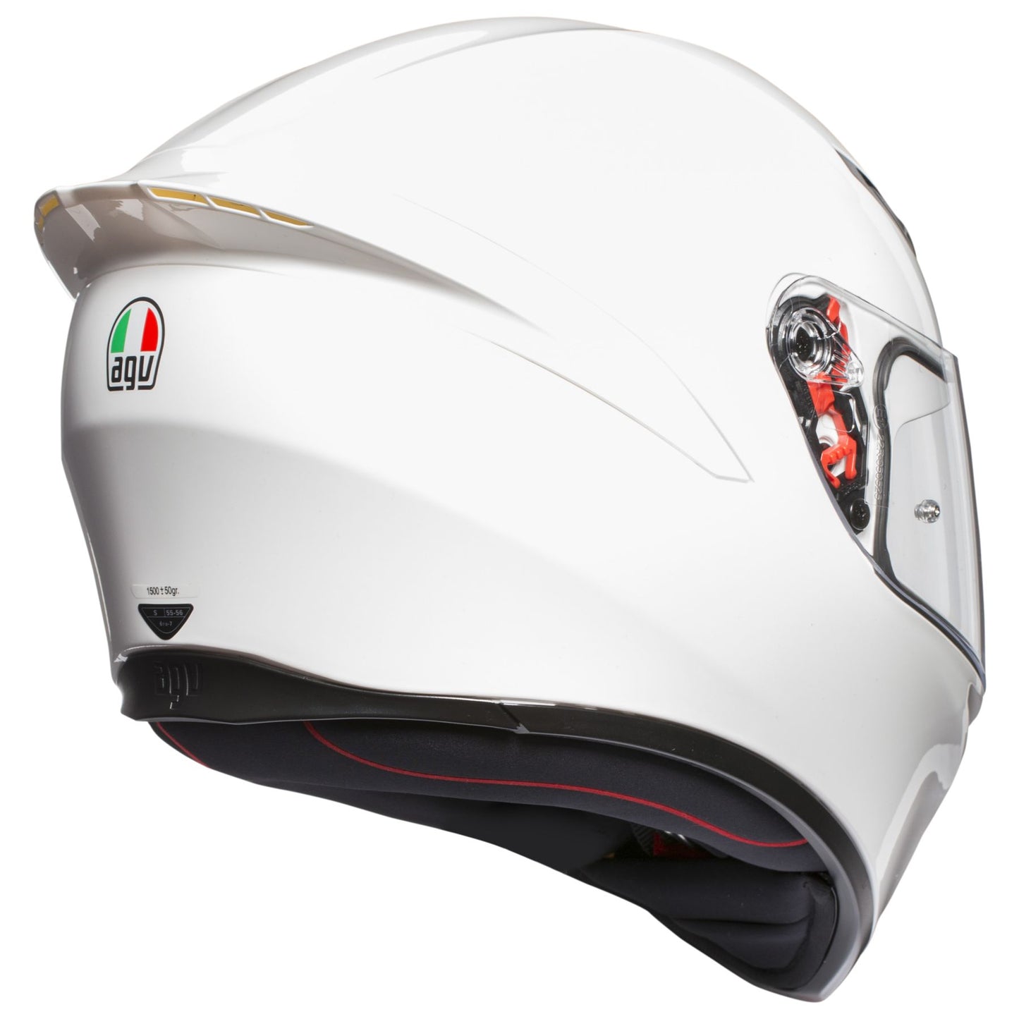 CASCO AGV K1-S WHITE BRILLO