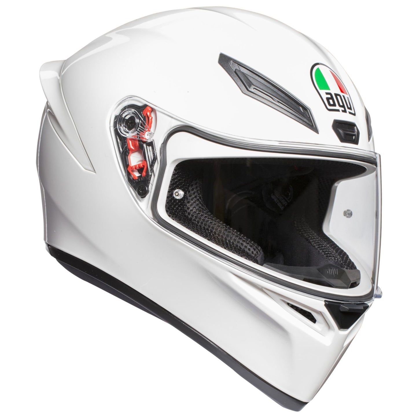 CASCO AGV K1-S WHITE BRILLO