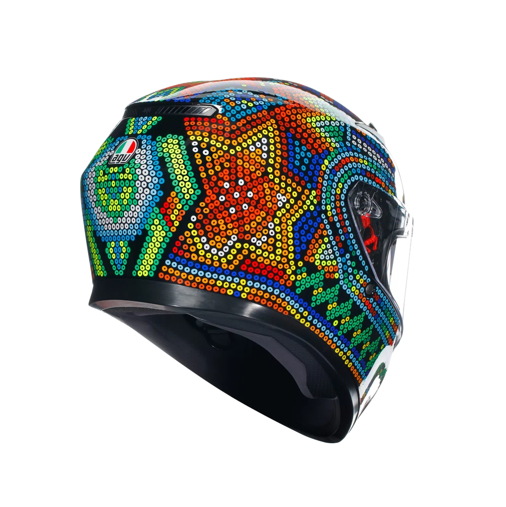CASCO AGV K3 ROSSI WINTER TEST 2018