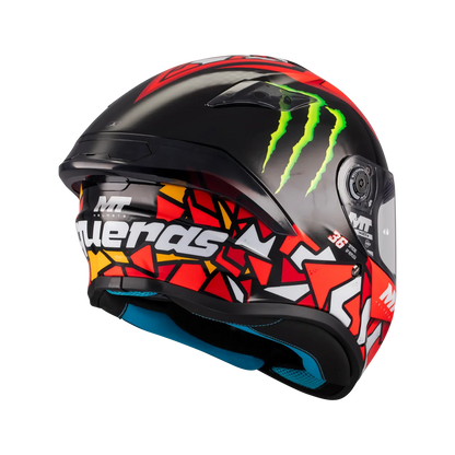 CASCO MT TARGO ROJO CON NEGRO PIQUERAS