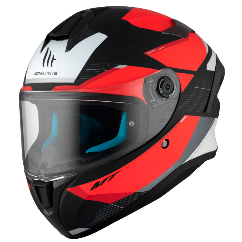 CASCO MT TARGO S NEGRO ROJO MATE