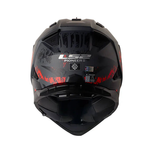 Casco LS2 Pioneer II Motocross - Nero Opaco, Taglia M, Omologato ECE - Foto 11