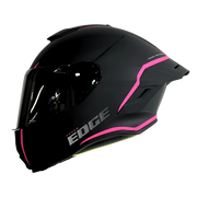 Casco EDGE Integral Shanghai Rush Negro/Rosado DOT-ECE