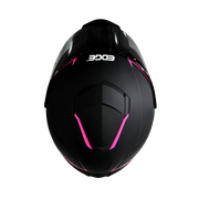 Casco EDGE Integral Shanghai Rush Negro/Rosado DOT-ECE