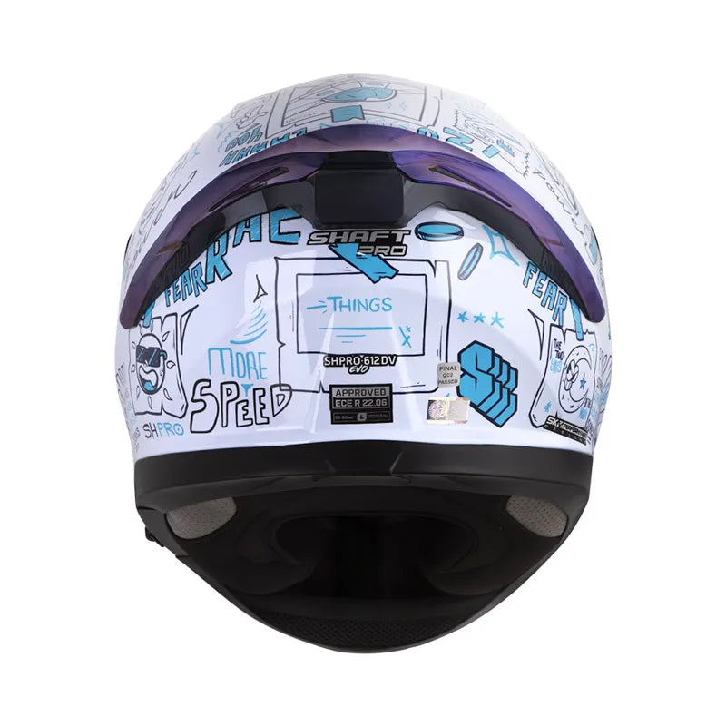 Casco SHAFT PRO SHPRO-612 DV EVO Things Azul