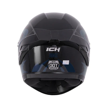 Casco ICH 501 SP Tribal Azul petroleo