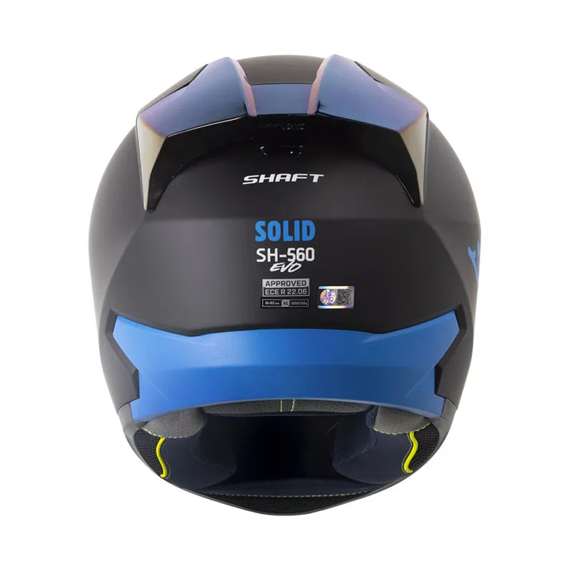 CASCO SHAFT SH-560 EVO SOLID Negro - Azul