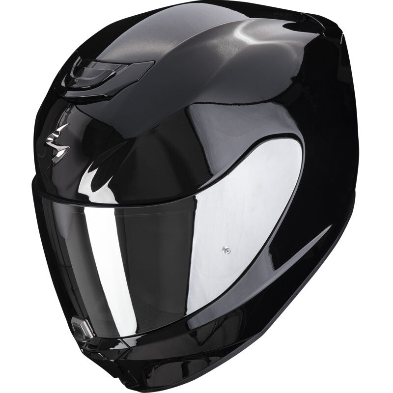 CASCO SCORPION EXO 391 NEGRO BRILLO SOLID