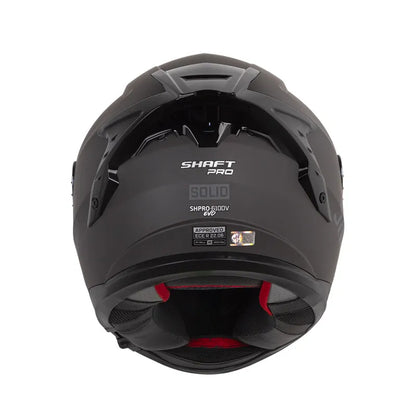Casco SHAFT PRO SHPRO 610 DV EVO Solid Negro-Gris