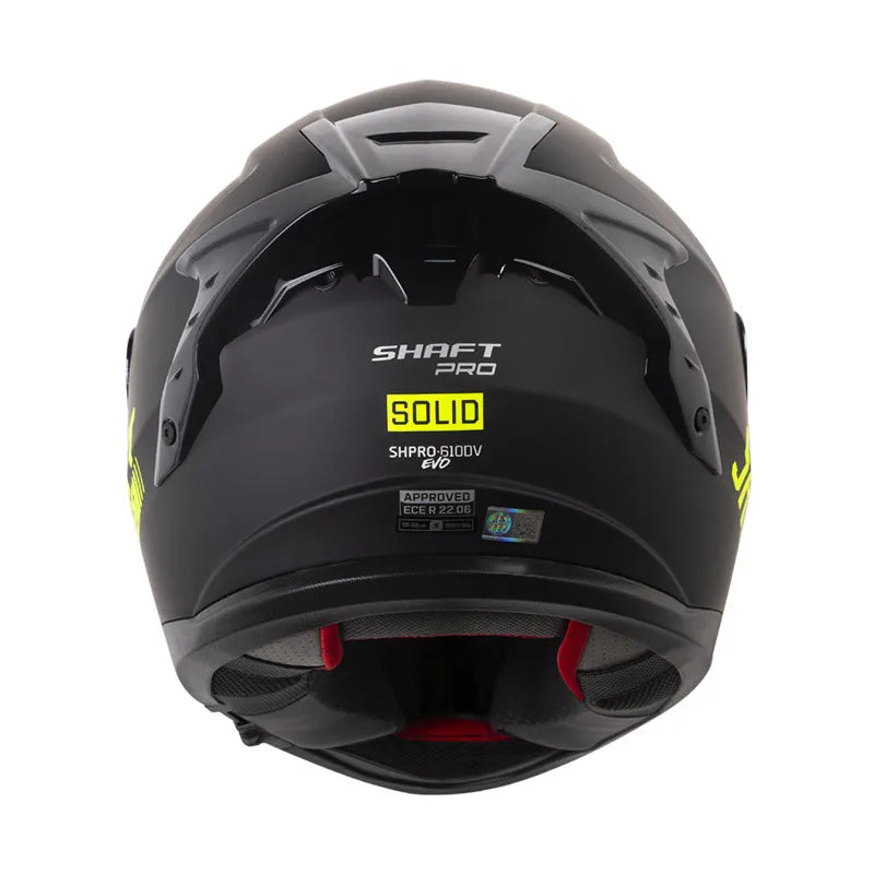 Casco SHAFT PRO SHPRO 610 DV EVO Solid Negro-Verde