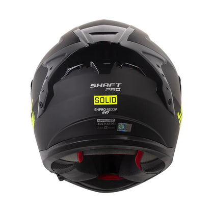 Casco SHAFT PRO SHPRO 610 DV EVO Solid Negro-Verde