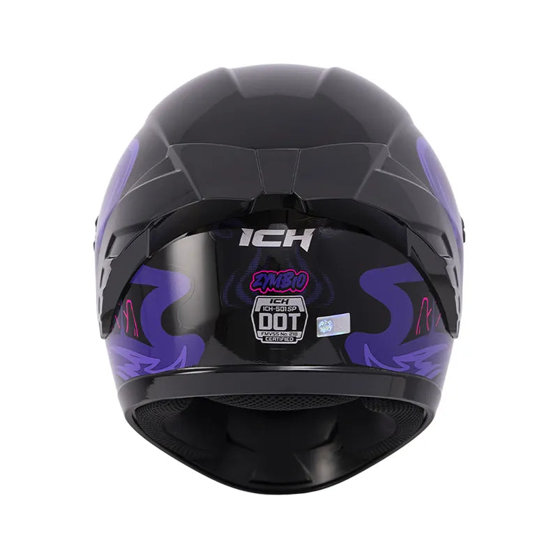 Casco ICH 501 SP Tribal Morado
