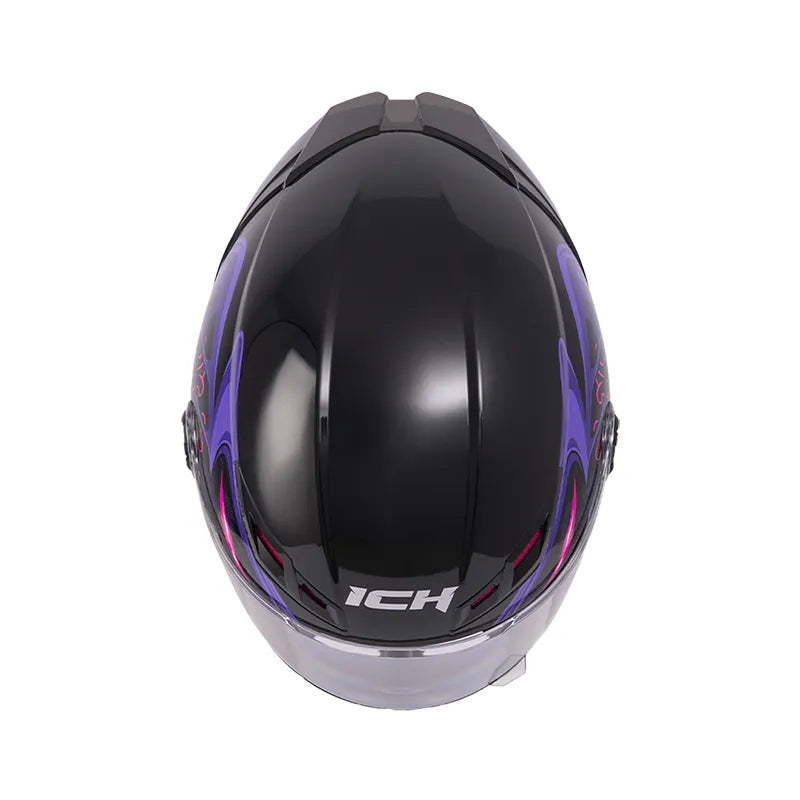 Casco ICH 501 SP Tribal Morado