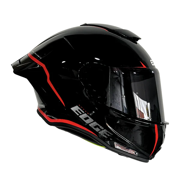 Casco EDGE Integral Shanghai Rush Negro / Rojo DOT | ECE