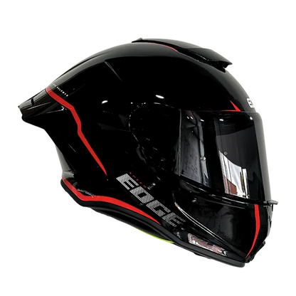 Casco EDGE Integral Shanghai Rush Negro / Rojo DOT | ECE
