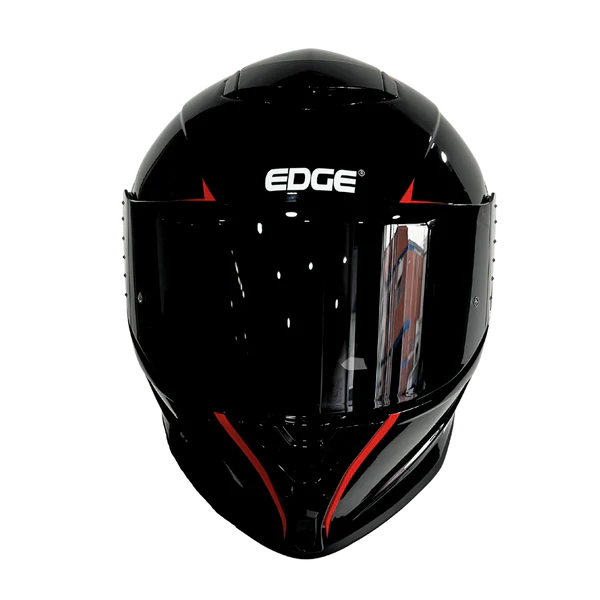 Casco EDGE Integral Shanghai Rush Negro / Rojo DOT | ECE