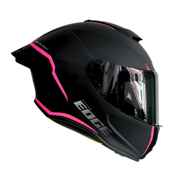 Casco EDGE Integral Shanghai Rush Negro/Rosado DOT-ECE