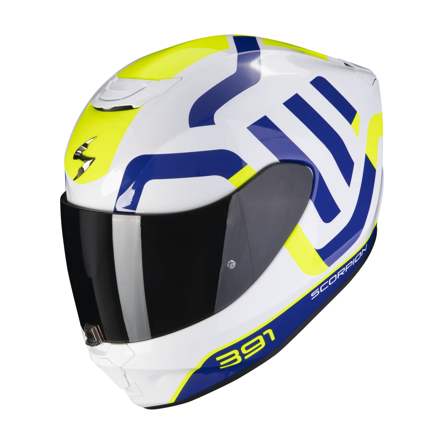 CASCO SCORPION EXO 391 BLANCO BRILLO