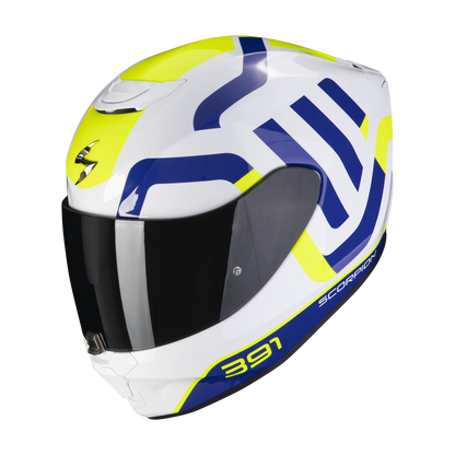 CASCO SCORPION EXO 391 BLANCO BRILLO
