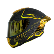 Casco EDGE Integral Shanghai Goldex Dorado Certificación DOT I ECE