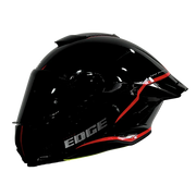 Casco EDGE Integral Shanghai Rush Negro / Rojo DOT | ECE