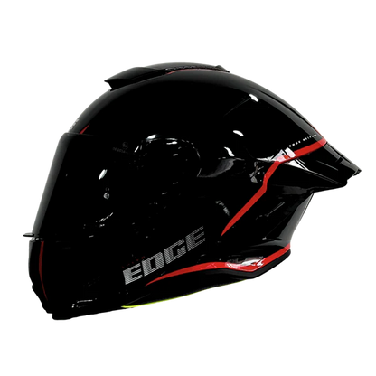 Casco EDGE Integral Shanghai Rush Negro / Rojo DOT | ECE