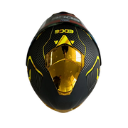 Casco EDGE Integral Shanghai Goldex Dorado Certificación DOT I ECE