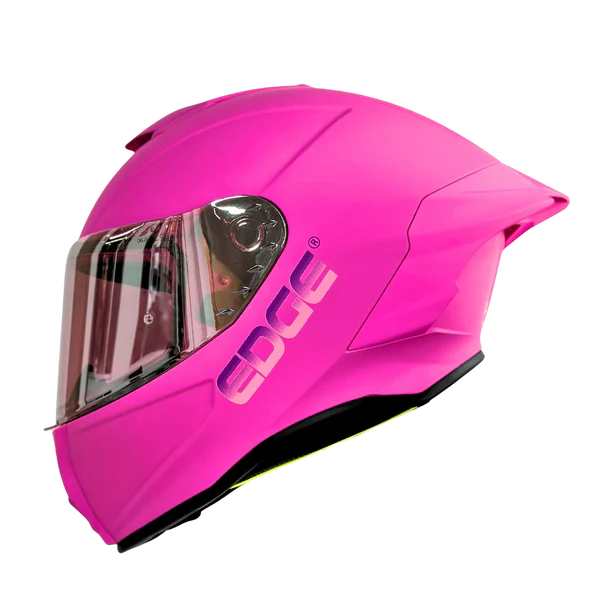 Casco EDGE Integral Shanghai Sólido Rosado Certificación DOT | ECE