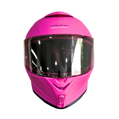 Casco EDGE Integral Shanghai Sólido Rosado Certificación DOT | ECE