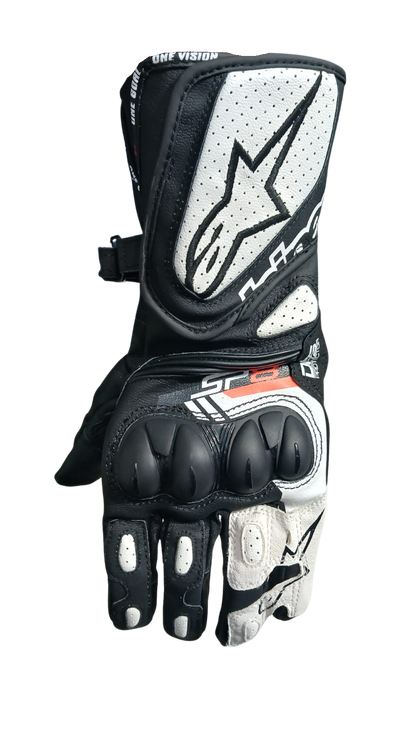 Guantes ALPINESTAR SP8 V3 Negros con Blanco