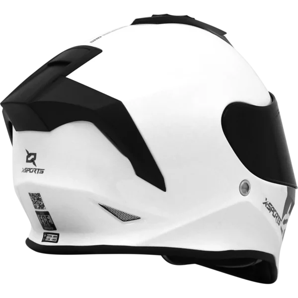X-SPORTS  V151 Blanco + visor de color tu eliges el color!