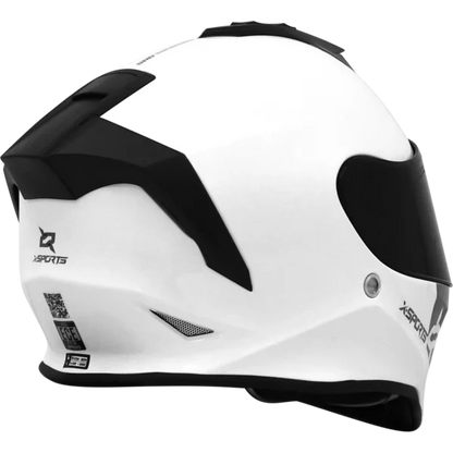 X-SPORTS  V151 Blanco + visor de color tu eliges el color!