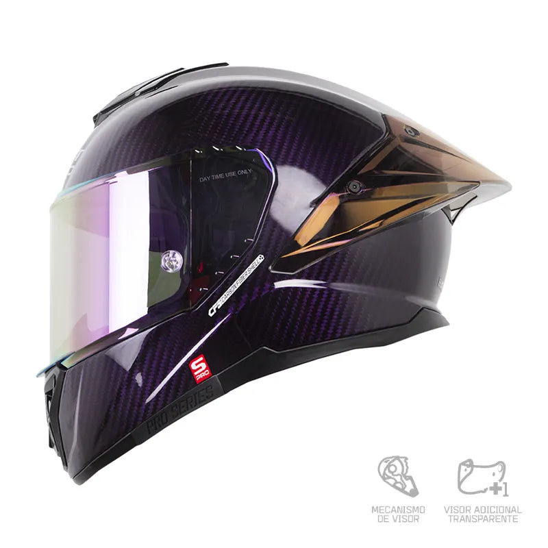Casco SHAFT PRO SHPRO-620C EVO MORADO