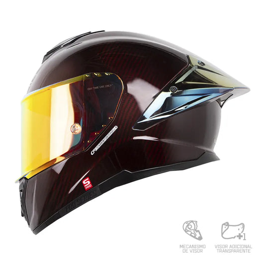 Casco SHAFT PRO SHPRO-620C EVO ROJO