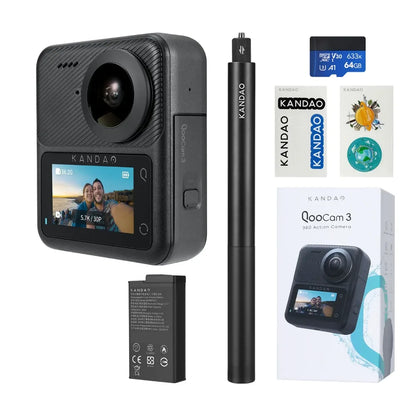 CAMARA 360 KANDAO QOOCAM 3 (INCLUYE ACCESORIOS)