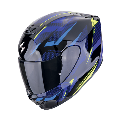 CASCO SCORPION EXO 391 AZUL BRILLO