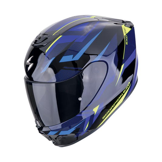 CASCO SCORPION EXO 391 AZUL BRILLO