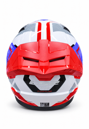 Casco Integral Marca Ls2 VIGO Ff 810 Rojo con Azul