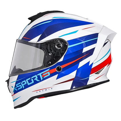 X-SPORTS V151 Brillo blanco con azul