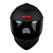 Casco EDGE Integral Shanghai Negro con rojo