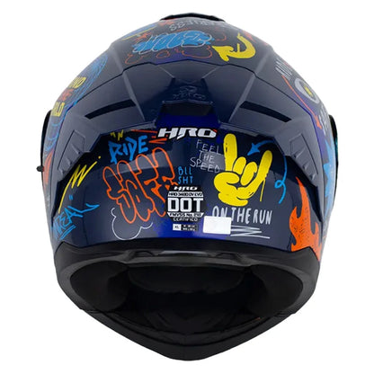 CASCO ABATIBLE HRO 3480 Azul oscuro