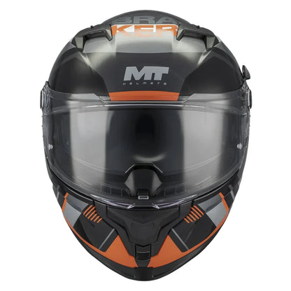 Casco Mt Braker Sv Inception B4 Gris Naranja Negro