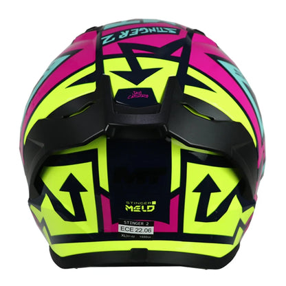 Casco Mt Stinger 2 Meld C8 Fucsia Amarillo