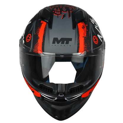 Casco Mt Stinger 2 Rocket B5 Negro Rojo