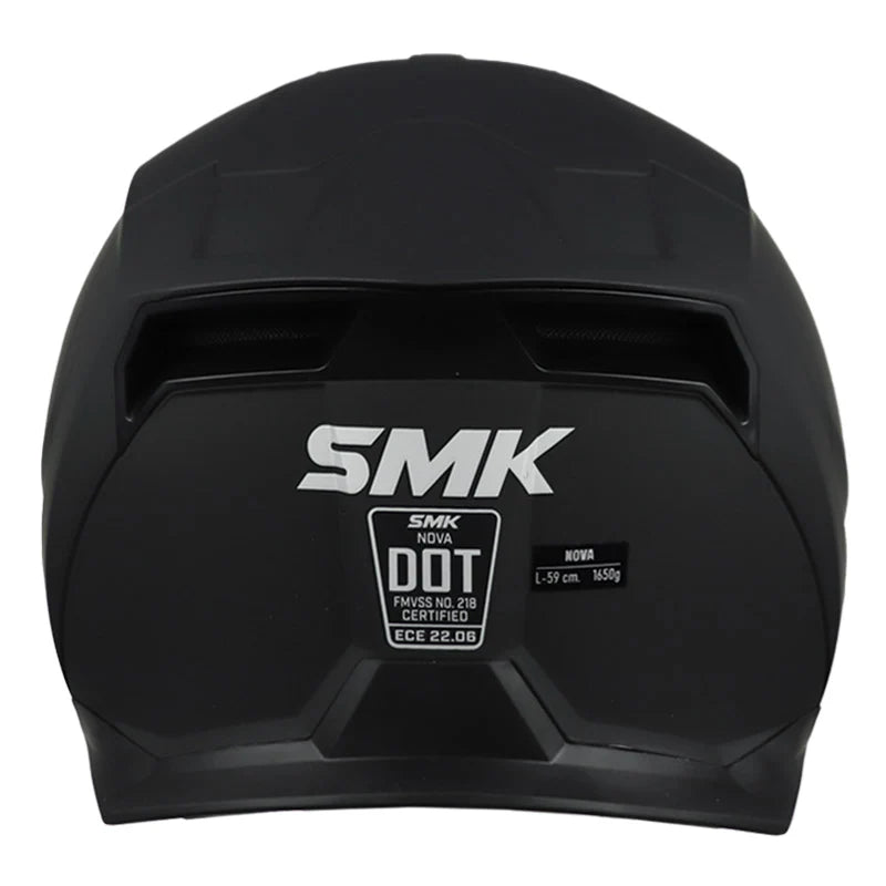 CASCO SMK Nova Solid Negro Mate