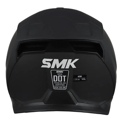 CASCO SMK Nova Solid Negro Mate